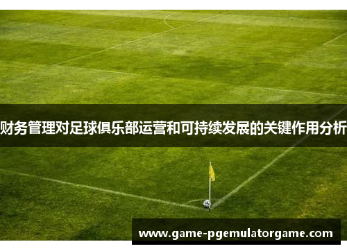 财务管理对足球俱乐部运营和可持续发展的关键作用分析